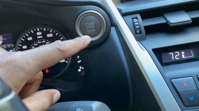 Lexus NX - How To Start And Stop Engine￼