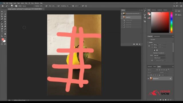 History Brush Tool - Adobe Photoshop for Beginners - Class 12 смотреть онлайн