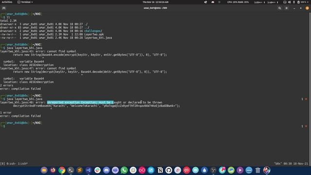 LayerTwo - Android app exploitation | Using Java code | CTF | Karachi | CyberHackathon.pk смотреть онлайн