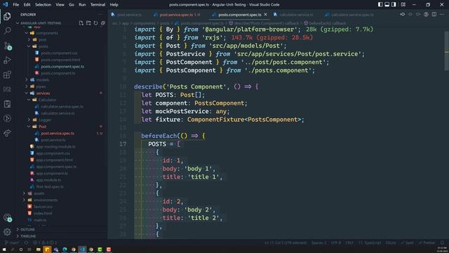 30. Testing Services which has HttpClient as dependency by using Jasmine Spy - Angular Unit testing смотреть онлайн