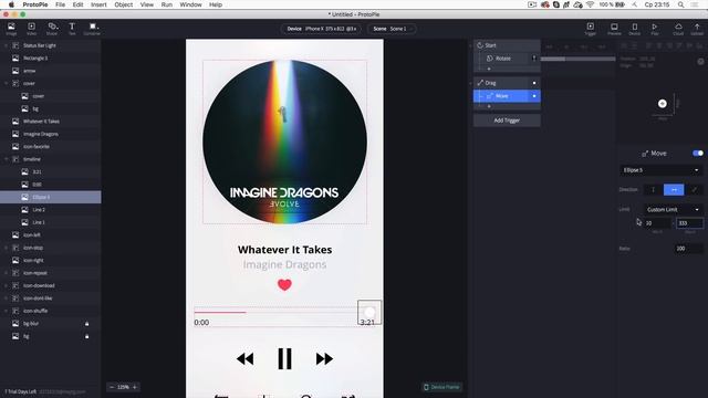 Уроки UI/UX | Анимация дизайна мобильного приложения в ProtoPie