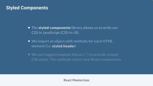 React Masterclass #49 - Section Review смотреть онлайн