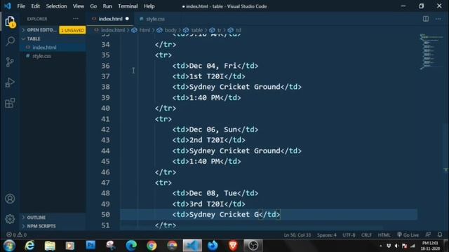 HTML TABLE |How to make Table Using HTML & CSS . Learn HTML Table . Learn Web Development in 2020 смотреть онлайн