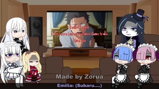 Re:Zero react to Natsuki Subaru | Full Movie | Part 1-2 | GCRV смотреть онлайн