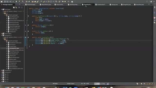 Music Storage Java Class смотреть онлайн