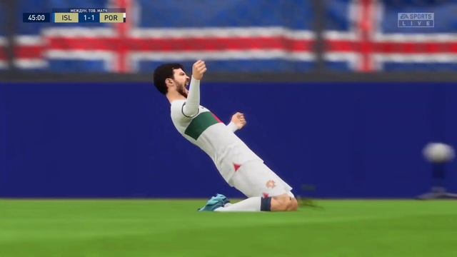 ИСЛАНДИЯ ПОРТУГАЛИЯ МАТЧ обзор. Роналду гол, рекорд за сборную. EURO 24 ISLAND PORTUGAL Ronaldo goa смотреть онлайн