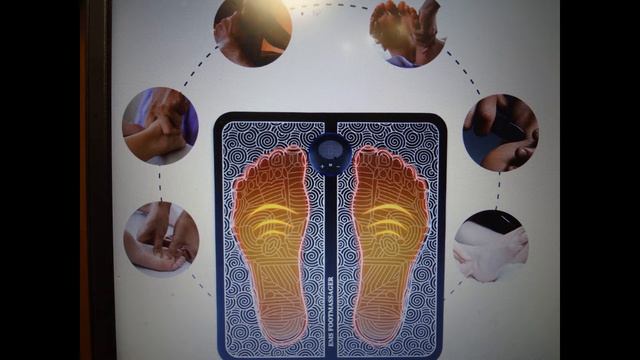 Электрический массажный коврик для ног ,стоп смотреть онлайн