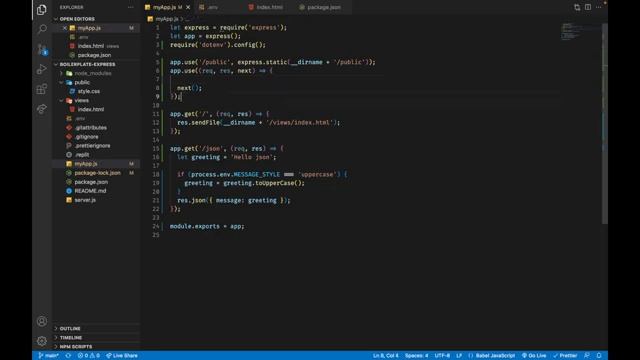 Basic Node and Express смотреть онлайн