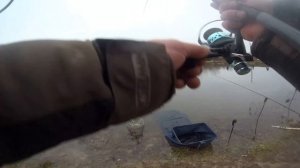 Ловля форели бомбардой на блесну.