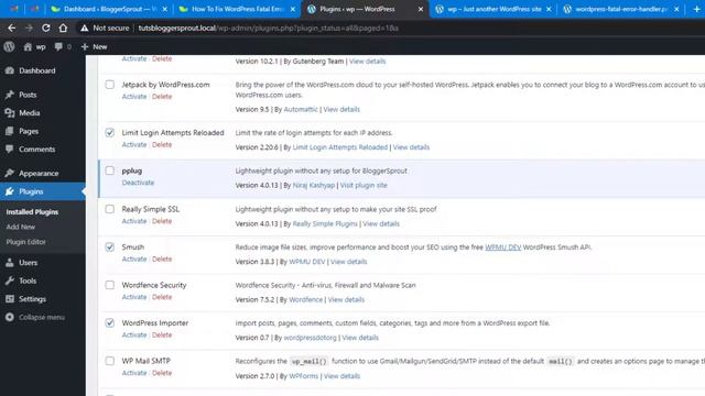 How to Fix WordPress Fatal Errors / Critical Error Easily in 2 Steps - BloggerSprout смотреть онлайн