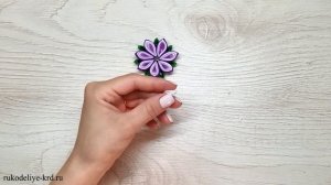 Заколки для волос своими руками ? Мастер класс Канзаши ? DIY
