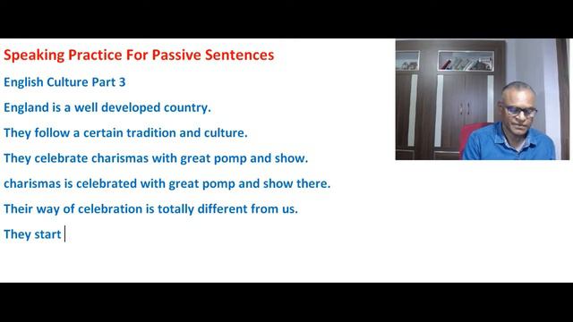 Speaking Practice For Passive Sentences Part 3 Through Skype Online! смотреть онлайн