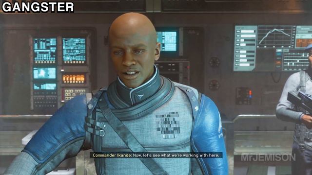 Starfield ٠ Commander Ikande Reacts To All Backgrounds
