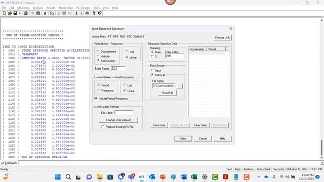 Response Spectrum 2b - Steps to run Response Spectrum Analysis in GT STRUDL Computer Software смотреть онлайн
