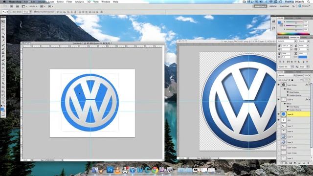 Volkswagen Deisgn Photoshop CS5 смотреть онлайн