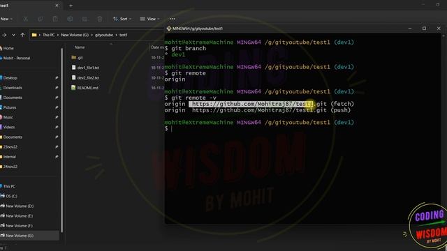 Git origin and git remote branch : video18 смотреть онлайн