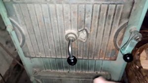 Котёл КЧМ. Растопка с закладкой розжига сверху.