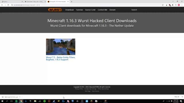 How to Download and Install Wurst Client for Minecraft 1.16.3! смотреть онлайн