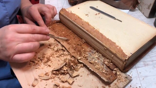 Реставрация фотоальбома необычной конструкции! смотреть онлайн