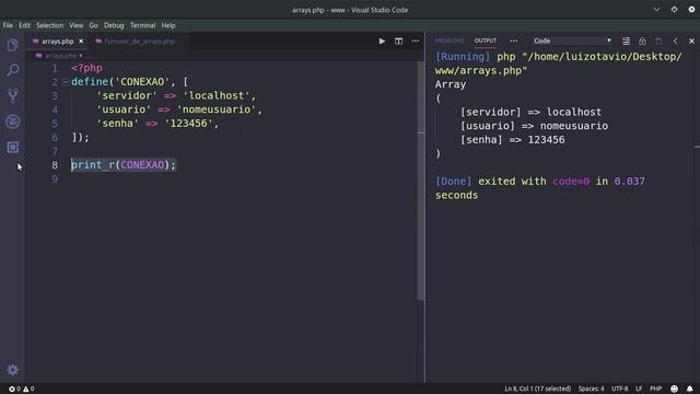 Arrays constantes em PHP (7) - Aula 22 смотреть онлайн
