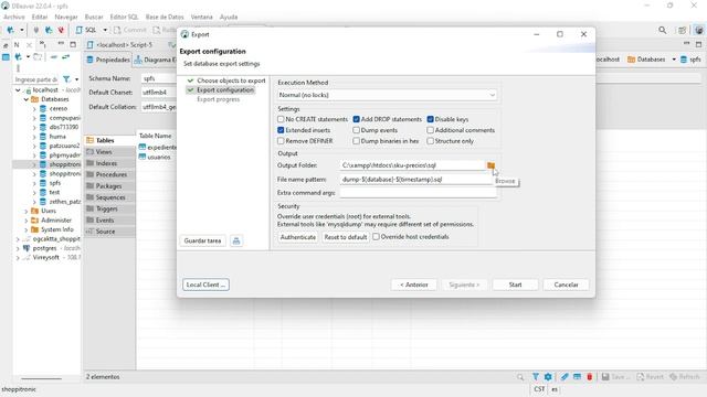 Dbeaver para realizar un respaldo de base de datos смотреть онлайн
