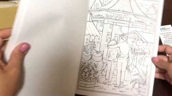 Coloring Book Creative Haven Romantic Country Scenes author Teresa Goodridge