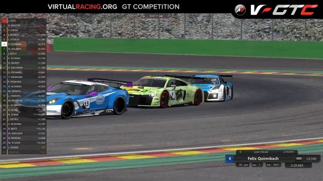 Assetto Corsa | GTC X powered by Virtual Racing Lounge | Lauf 9 | Spa | virtualracing.org | Teil 2 смотреть онлайн
