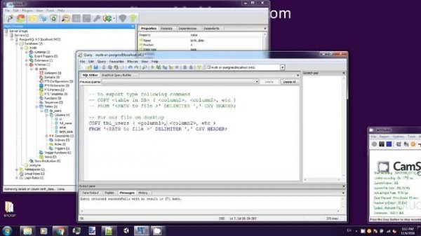 How to import CSV file data into PostgreSQL table on Windows byAO