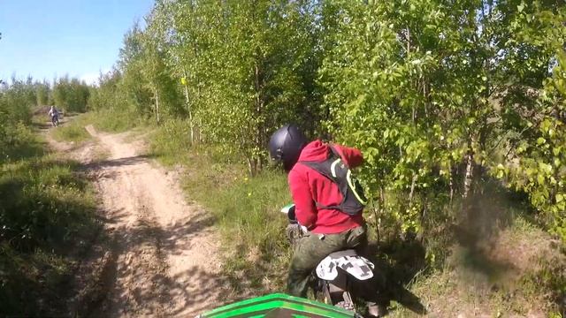 Покатушки на питах Dich Riders. Kayo 140, YCF Bigmini 125, Derby Drd Pro