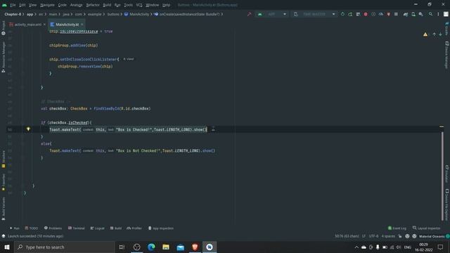 8.3: Check Box, Toggle Button and Switch in android kotlin #37 смотреть онлайн