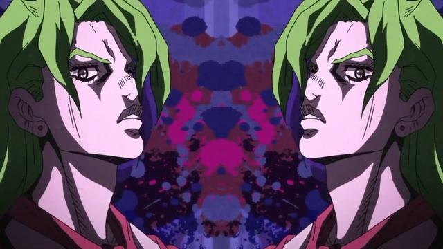 Невероятные приключения Джо Джо опенинг: Fighting Gold (со звуковыми эффектами) смотреть онлайн