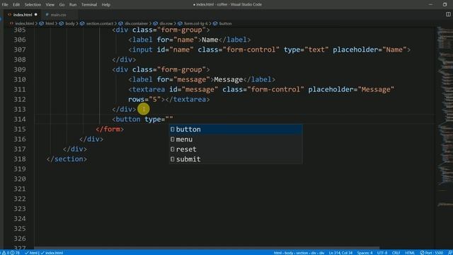 Bootstrap Website | Web design | Coffee Shop Website | Website Design | Design a Website Part-3 смотреть онлайн