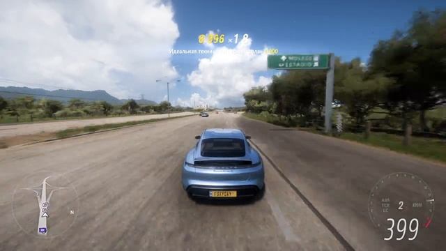 проверка скорости у Porsche Taycan Turbo S смотреть онлайн
