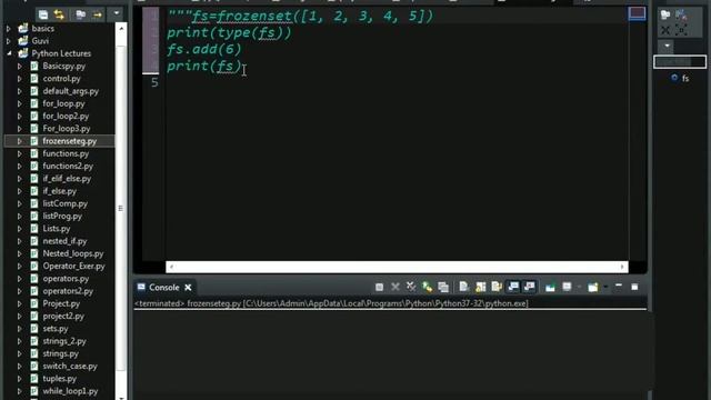 Python Lect 24: Frozensets and Set Comprehension in Python | Python Tutorials смотреть онлайн