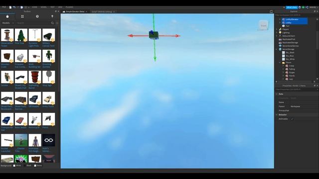 Как сделать игру про лифт в Roblox #2 | Roblox Studio смотреть онлайн