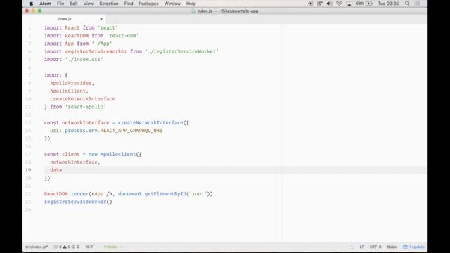 Connecting React Apollo with Create React App смотреть онлайн