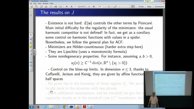 Guy David: A variant with many phases of the Alt Caffarelli and Friedman free boundary problem смотреть онлайн