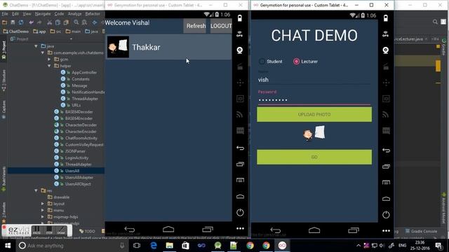 Online Chat Application in Android using GCM,PHP, Volley with Encryption смотреть онлайн