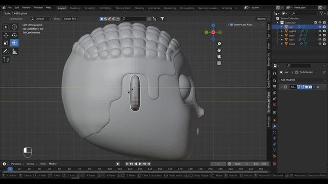 How to make a stylized NFT Character in Blender - Modeling смотреть онлайн