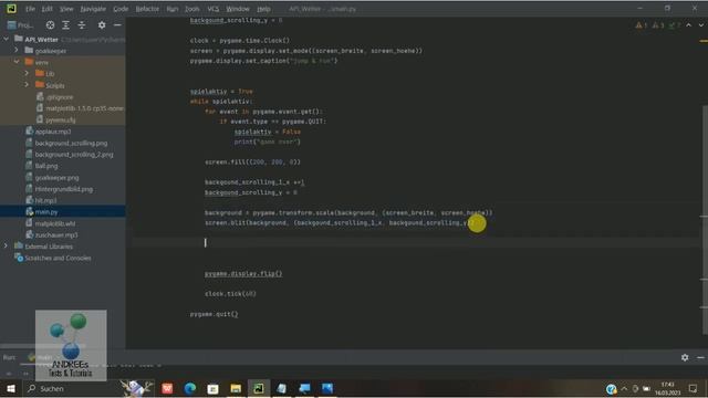Python | PYGAME - infinite scroll background | смотреть онлайн