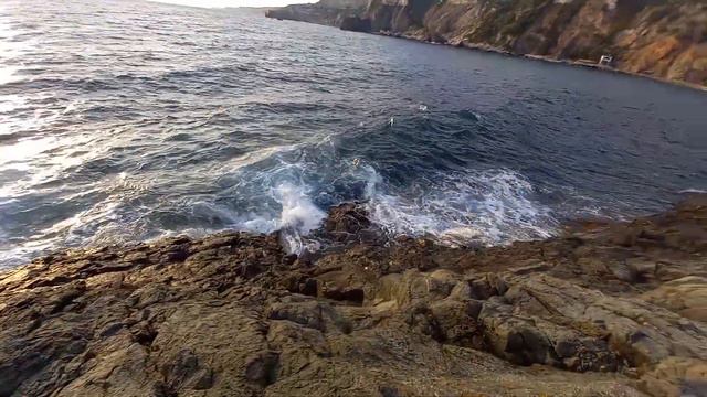 Заход солнца на мысе Фиолент смотреть онлайн