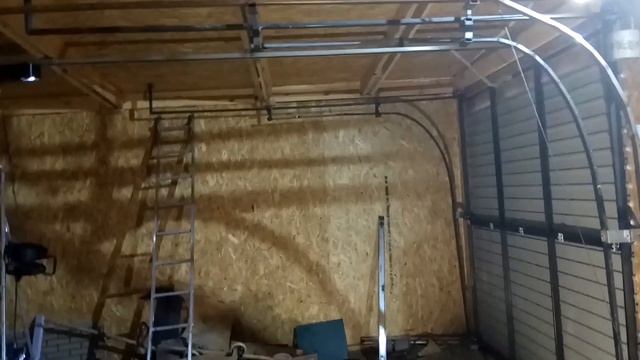 Автоматические подъемные секционные ворота своими руками смотреть онлайн