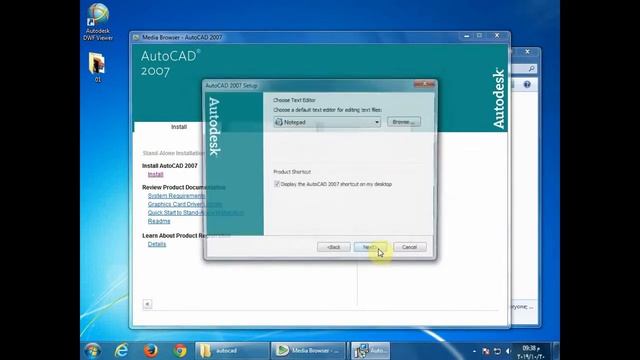 تثبيت البرنامج Auto CAD 2007 смотреть онлайн