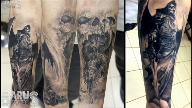 Черно-белая татуировка смотреть онлайн