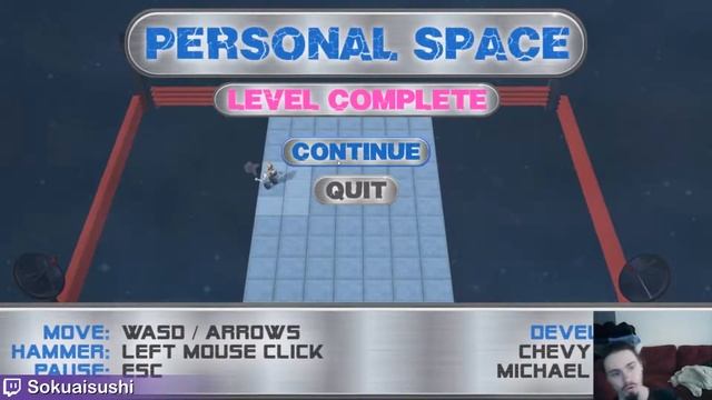 Personal Space - Ludum Dare 42 Game Jam 2018 - Streamer Gameplay смотреть онлайн