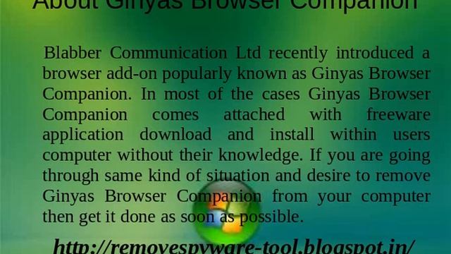 Uninstall Ginyas Browser Companion - How to uninstall Ginyas Browser Companion смотреть онлайн