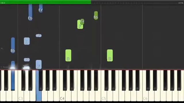 DeepCosmo - SIlent(7dl so_cold) - Piano Cover(Synthesia & MIDI) смотреть онлайн