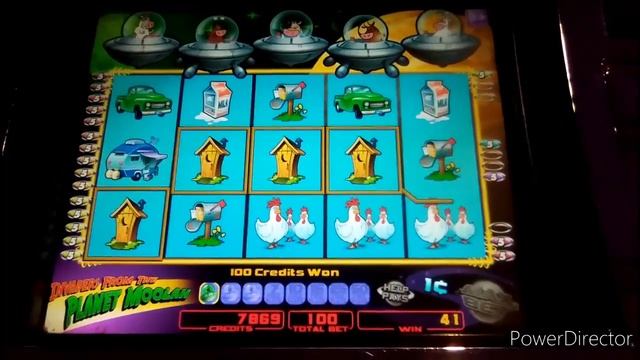 #FreePlayFriday INVADERS FROM THE PLANET MOOLAH 1c SLOT * BIG RETRIGGER BONUS WIN! смотреть онлайн