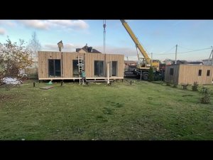 Как проходит монтаж модульного дома