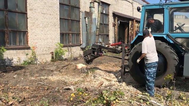 Измельчитель пней дисковый ИПДВ 70 для МТЗ 82 смотреть онлайн